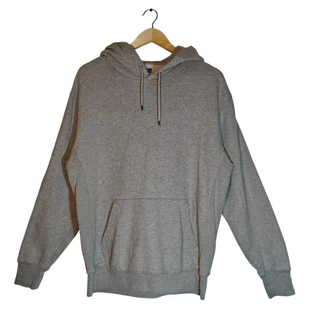 J.Crew Re-Imagined Gray French Terry Hoodie Mens Large